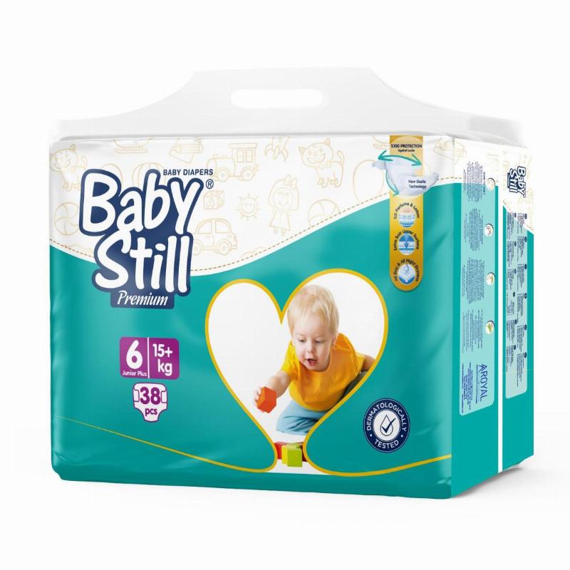 Підгузки дитячі BABY STILL JUMBO PACK, «ДЖАМБО» пакет, розмір 6 (15+ кг)
